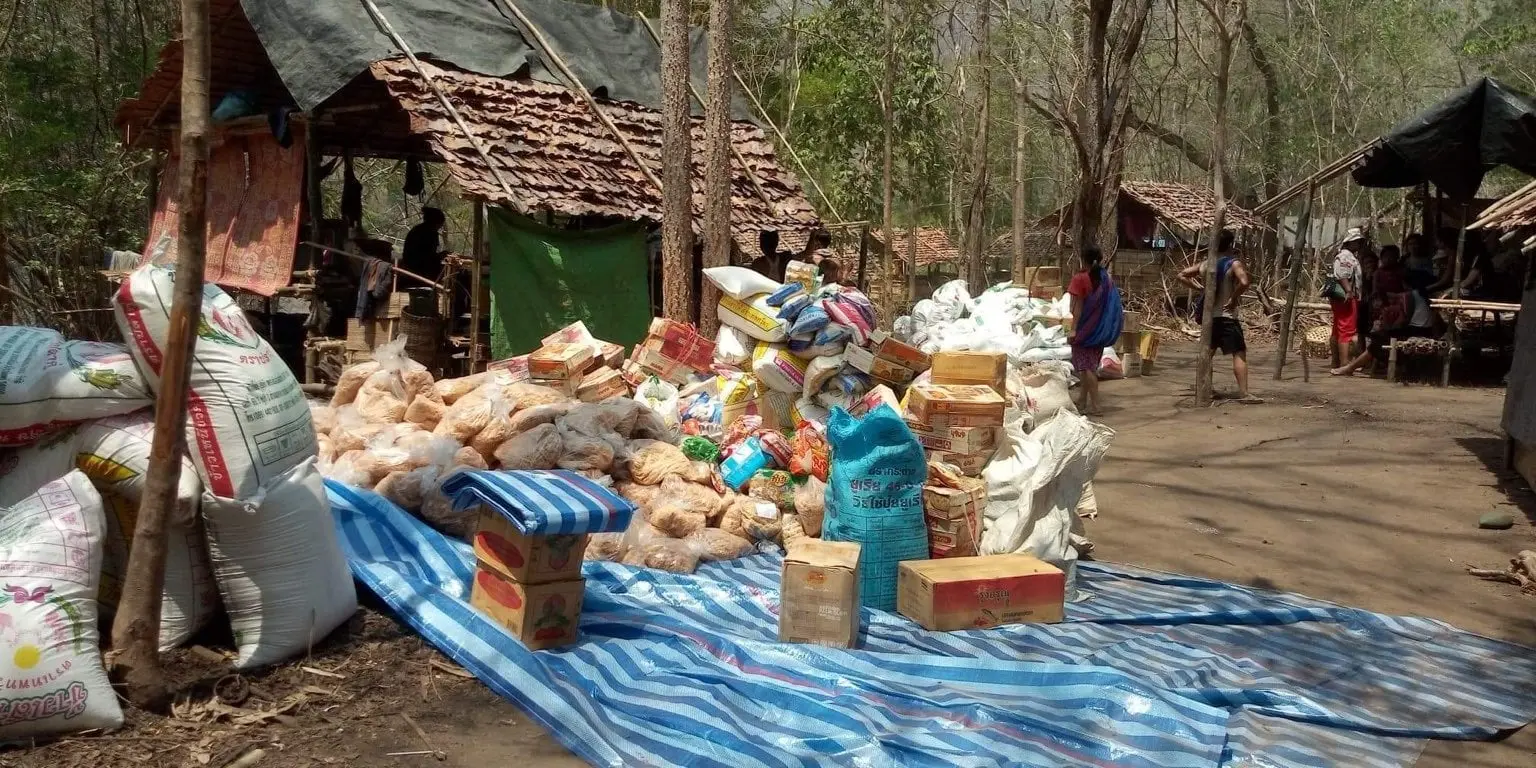Humanitarian assistance for internally displaced people (IDPs), in Karen State